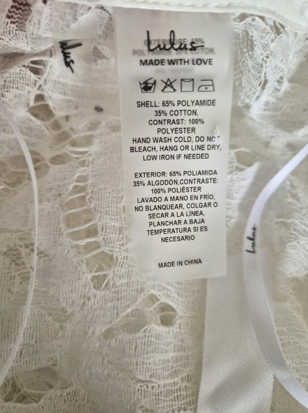 Lulus Cotton-blend Lace Robe - Picture 6 of 6